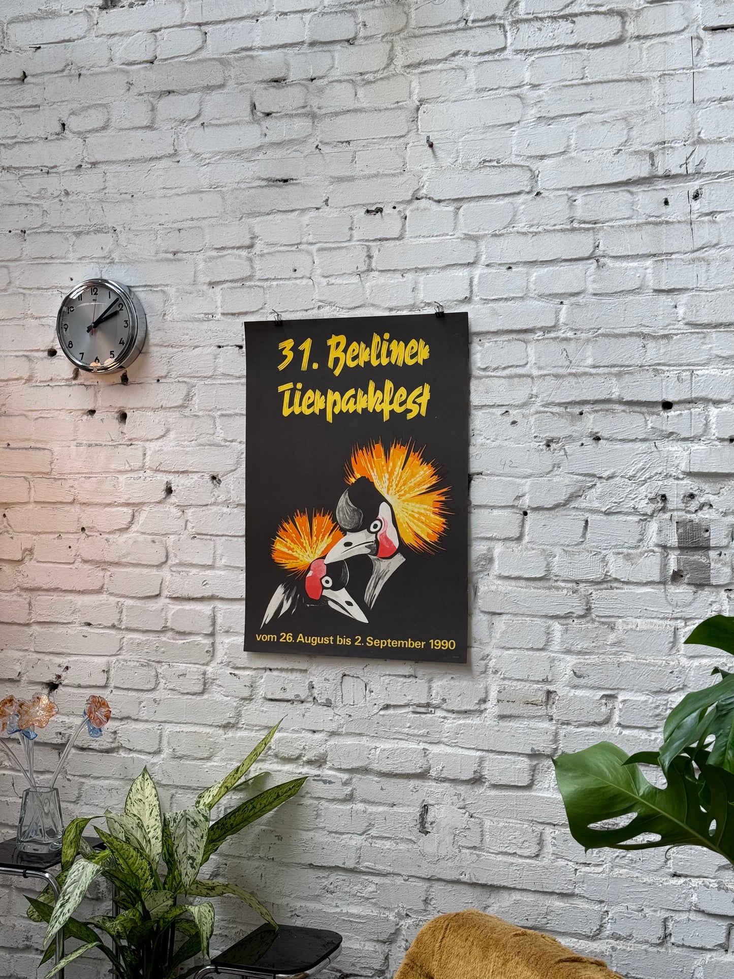 Tierparkposter Kranich | ca. 1990