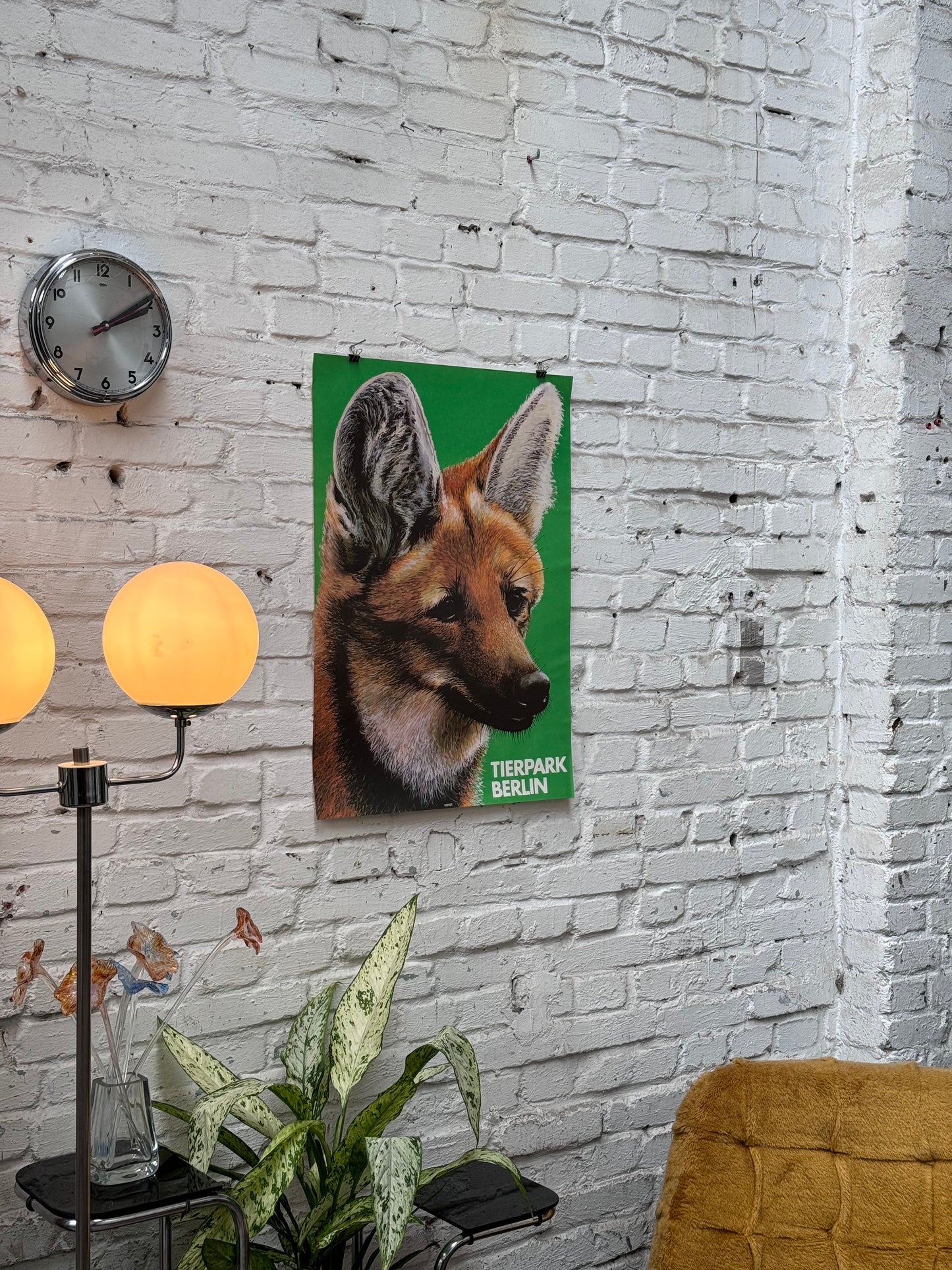 Tierparkposter Mähnenwolf | 1986