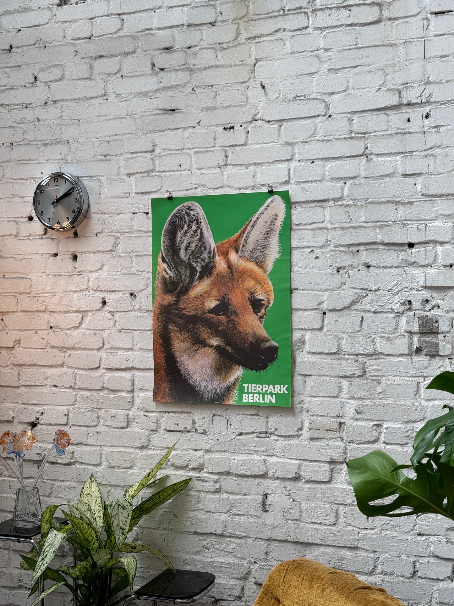Tierparkposter Mähnenwolf | 1986
