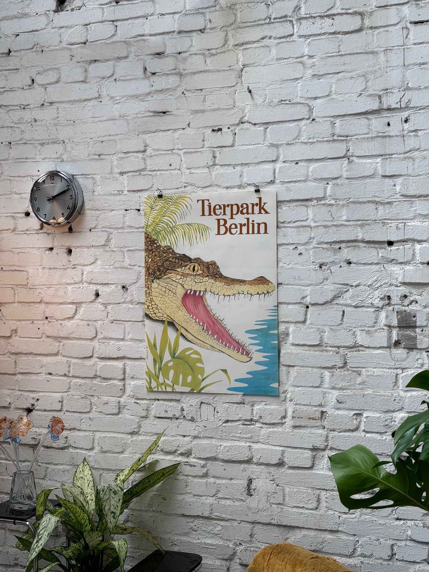 Tierparkposter Krokodil | ca. 1987