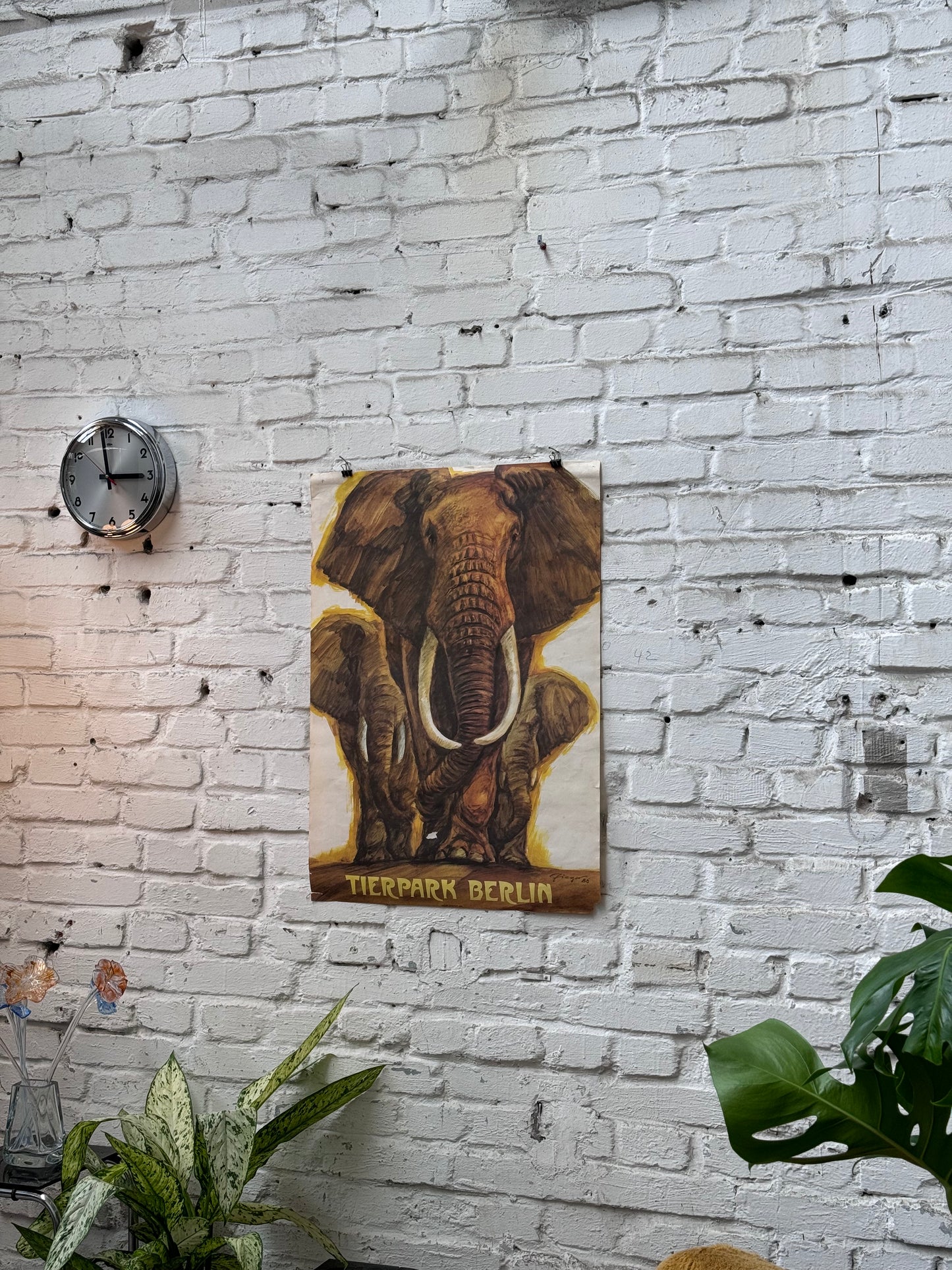 Tierparkposter Elefanten | 1986