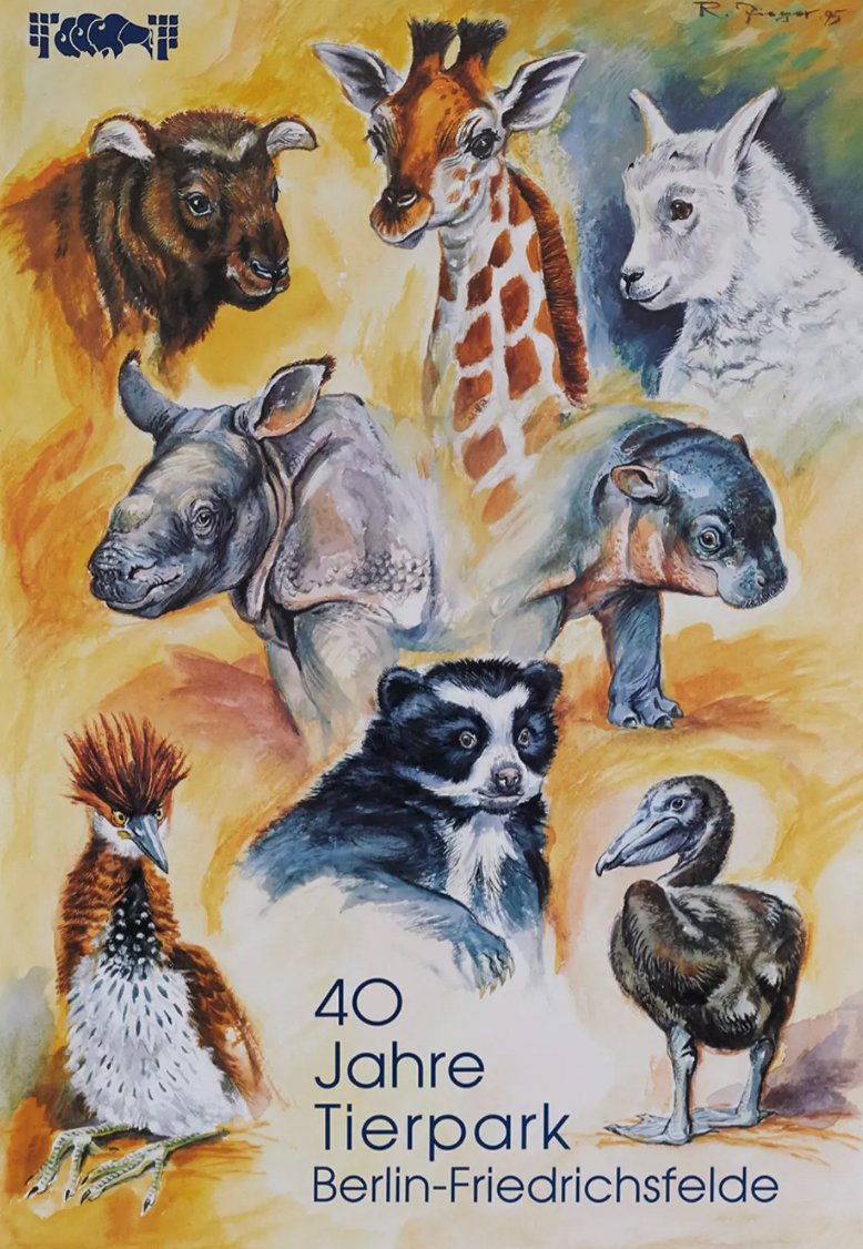 Tierparkposter Nachwuchs | 1995 - postier
