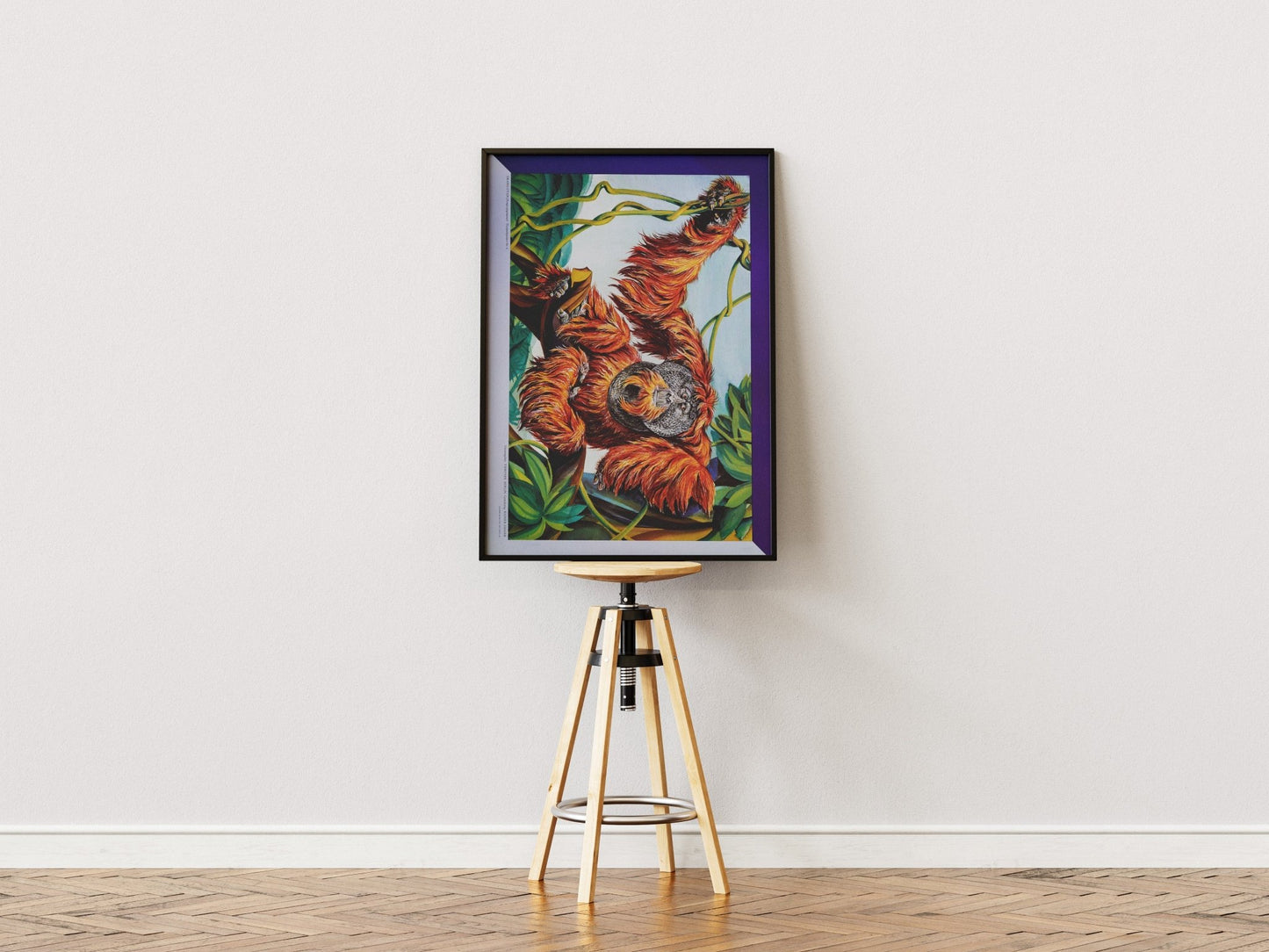 Tierparkposter Orang Utan | ca. 1980 - postier