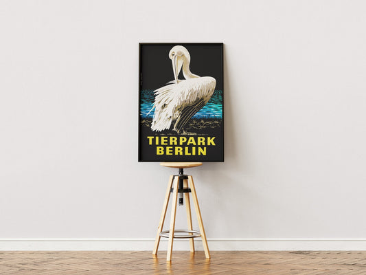 Tierparkposter Pelikan | 1978 - postier